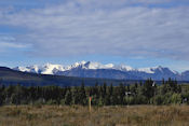 Le parc de Kluane comprend la plus haute montagne au Canada, le mont Logan (5 959 mètres).