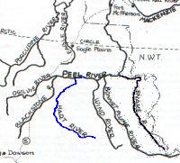 Carte du secteur de la Hart River