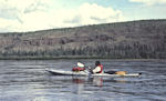 Falaises de basalte à la confluence avec le fleuve Yukon.